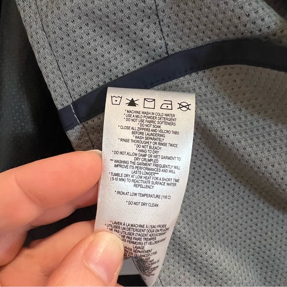 Lolë size S blue windbreaker spring jacket - Picture 6 of 8